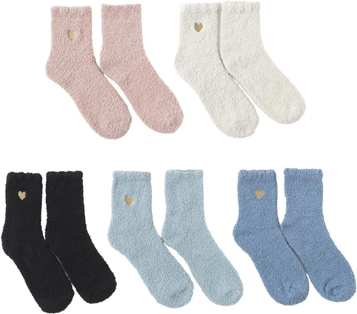Bela Womens Crew Socks 5G432 I, donkerblauw, één maat