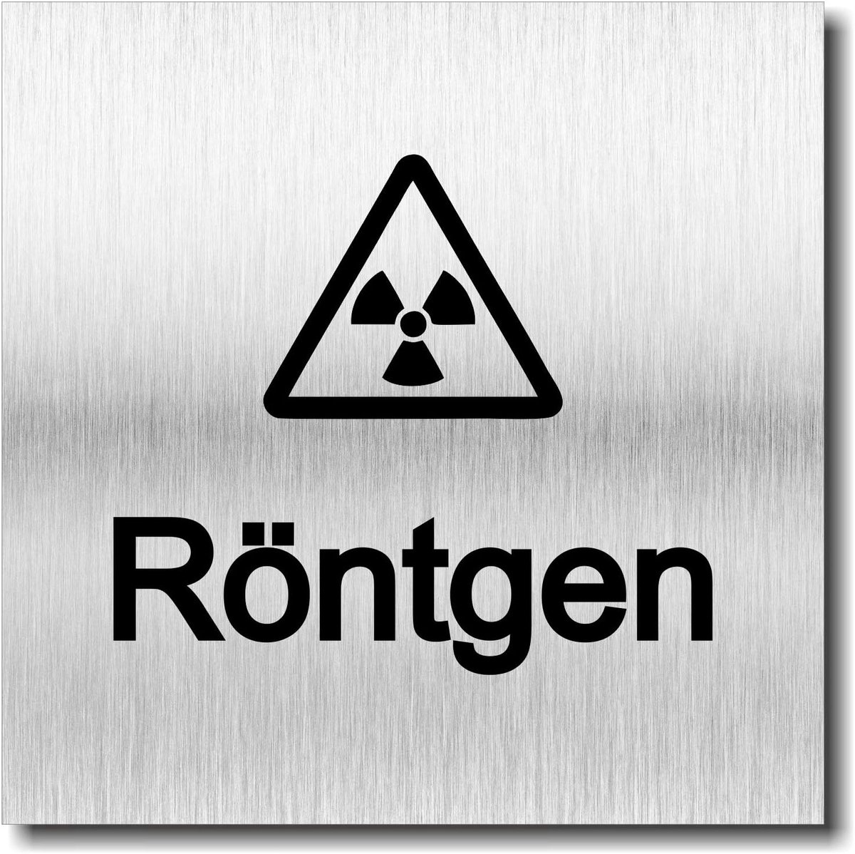 Röntgen UV-druk 12 x 12 cm - 3 mm aluminium composiet - Made in Germany - art.nr. 2048