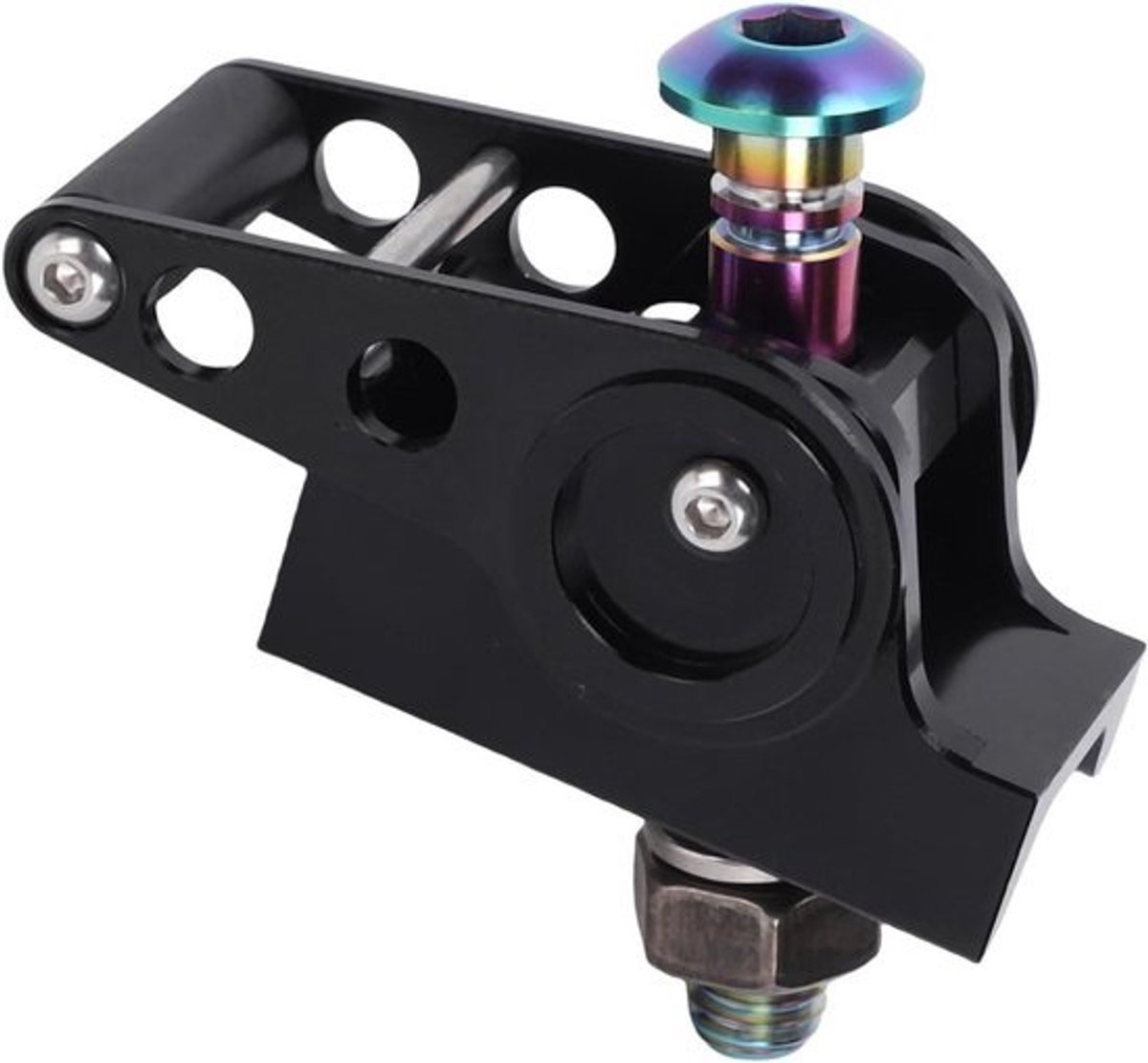 Vouwfiets Snelsluiting - Fietsgesp Vouwmechanisme - Fiets Snel Opvouwen - Directe Ontgrendeling - 1 Stuk - Zwart