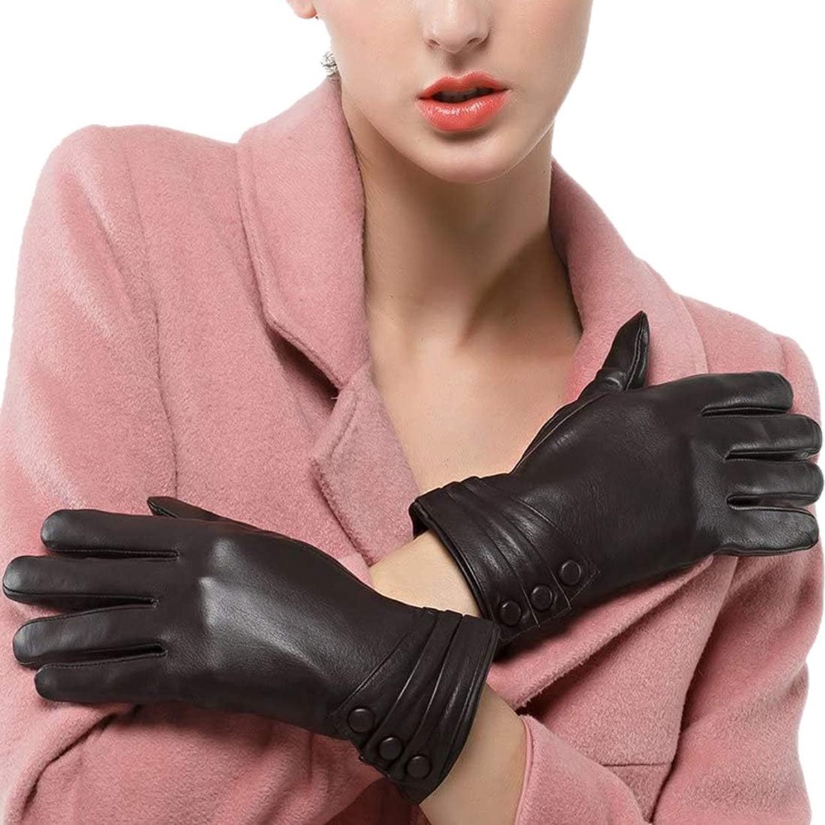 Handschoenen winter touchscreen lamsvacht warme handschoenen outdoor