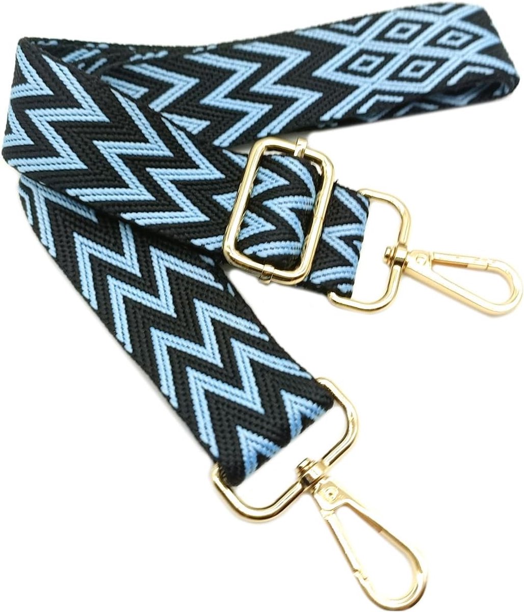 schouderriem, tas om te wisselen, tasriem breed met karabijnhaak, goud, 80-130 cm draagriem, tas voor dames, moderne handtas, 3,8 cm, 712