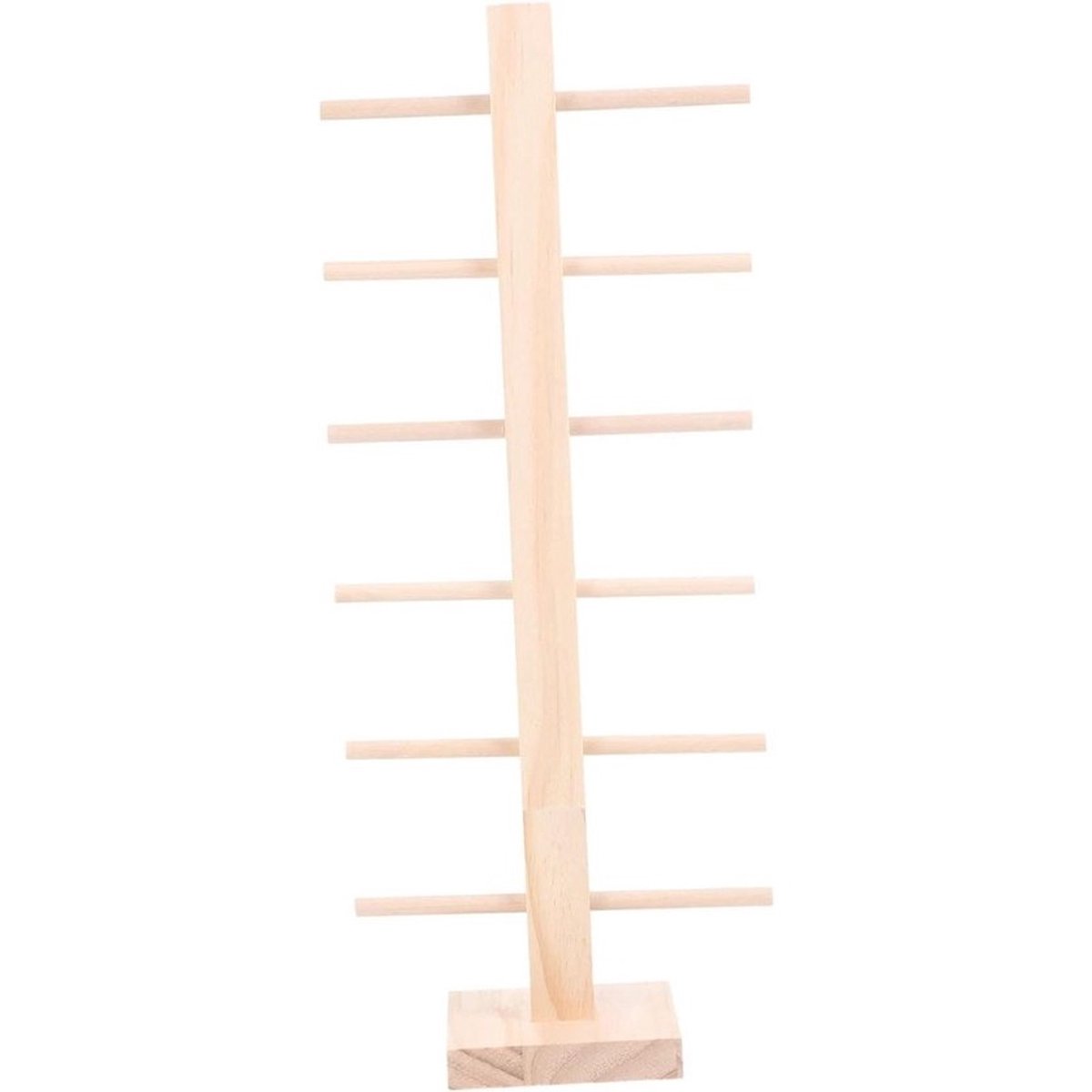 Houten Brillenhouder - Opslag Display - Brillen Organiseren - Eersteklas Houtmateriaal - Neemt Minimale Ruimte - Khaki