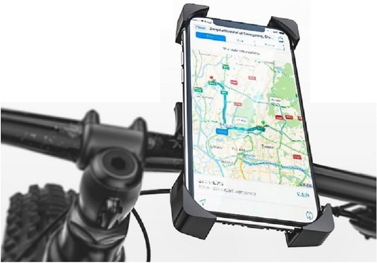 Holder Support voor Bicycle and Motorcycle Handlebars Automatic and Swivel 360º voor MEIZU M16 (2018) - Black
