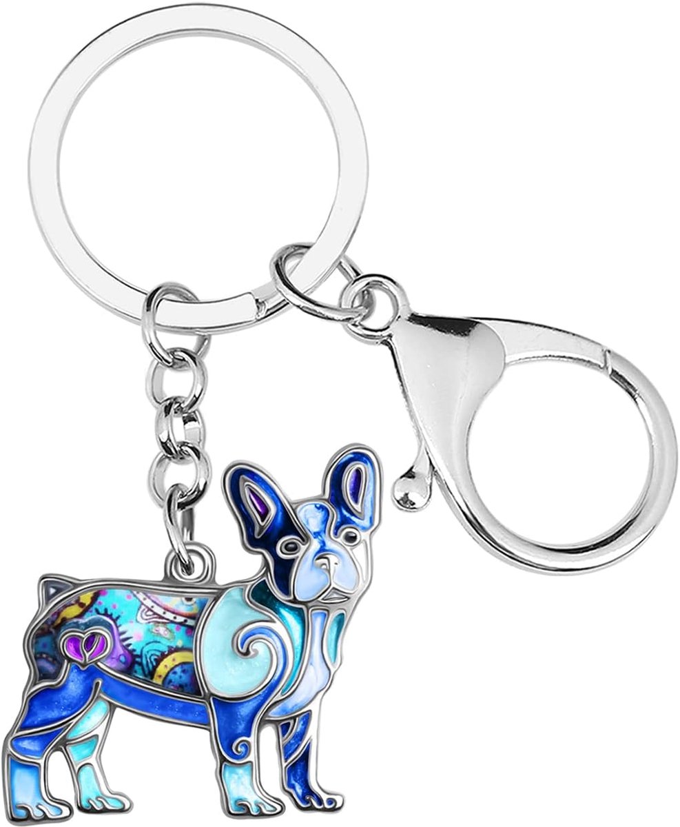 Legering Leuke Hond Huisdieren Sleutelhanger voor Vrouwen Meisjes Puppy Sleutelhanger voor Sleutel Auto Purse Rugzak
