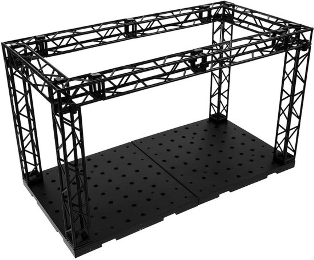 Figuur Displayrek - Vitrinekast Poppen - Verzamelingen Tonen - Modulair Ontwerp - 30x16.5x15cm - Zwart