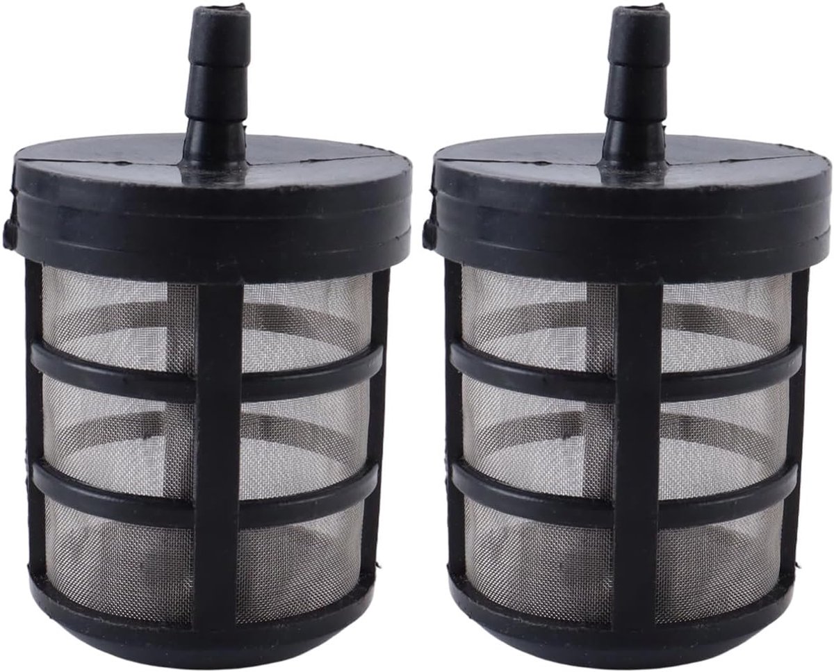 Hogedrukreiniger, slang, zuignappen, zeeffilter, 8 mm inlaatbuis, filterafdichting voor waterpompaanlaat (83 x 47 mm), 2 stuks
