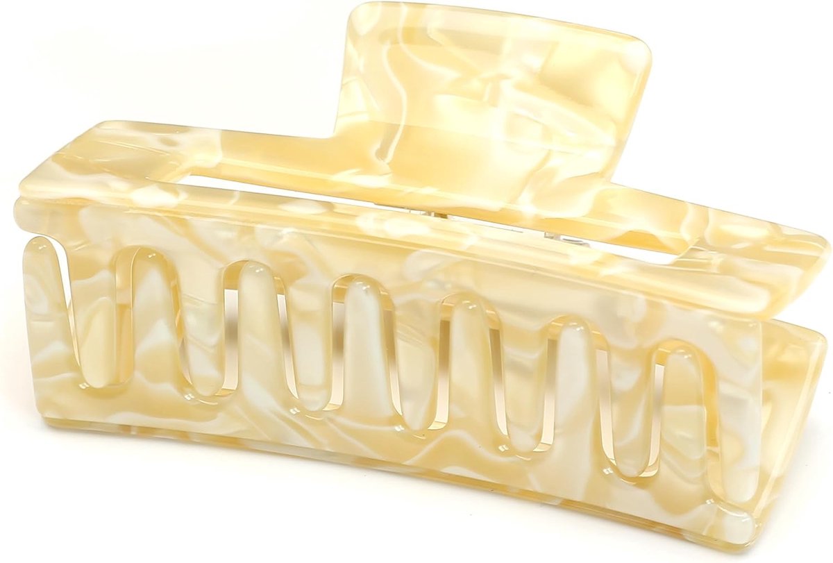 haarspeld, rechthoekig, haarspeld voor dames, beige