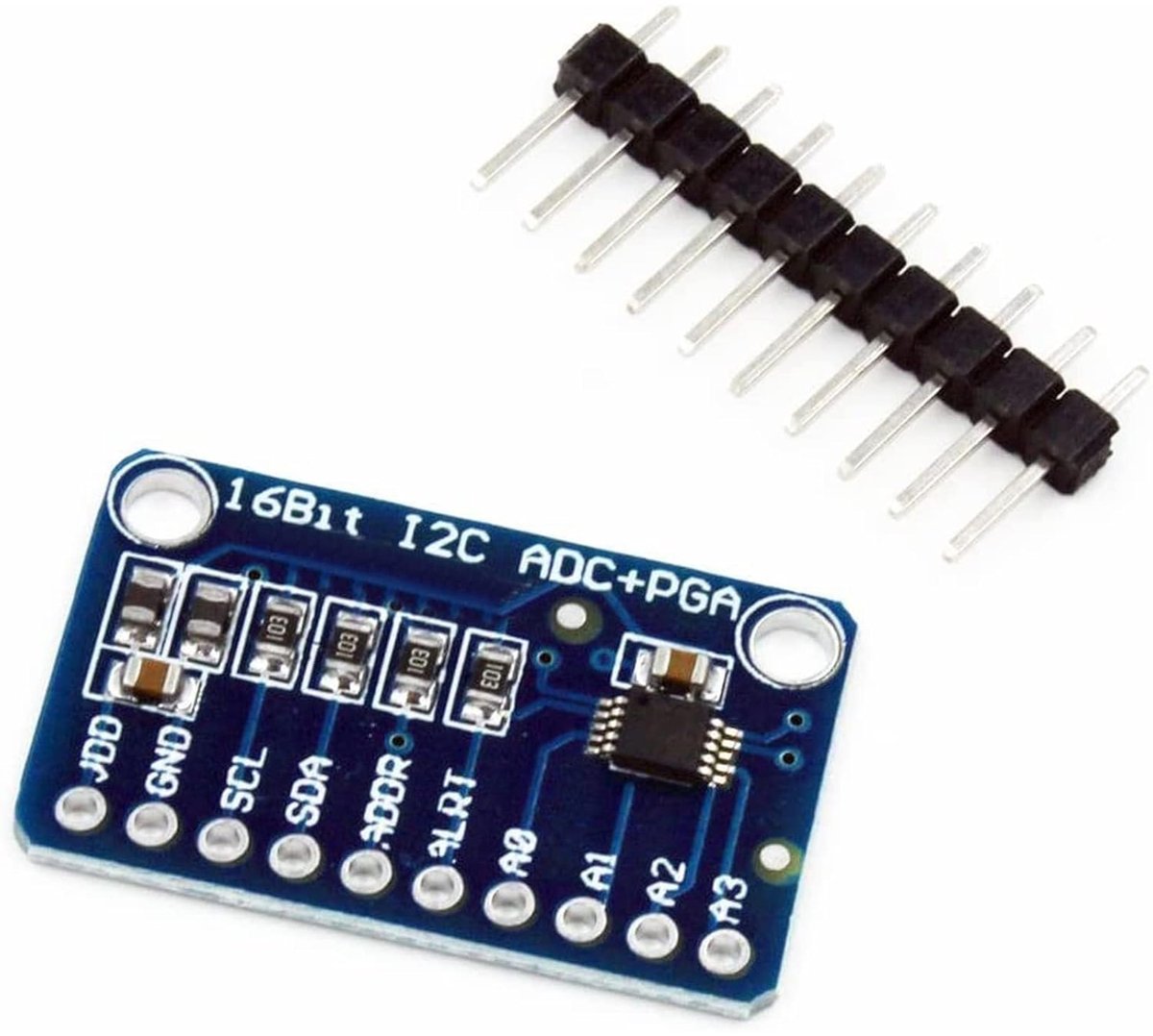Analoog-naar-digitaal ADC PGA-converter met programmeerbare versterkingsversterker Hoge precisie ADC-converter Development Board voor Raspberry Pi