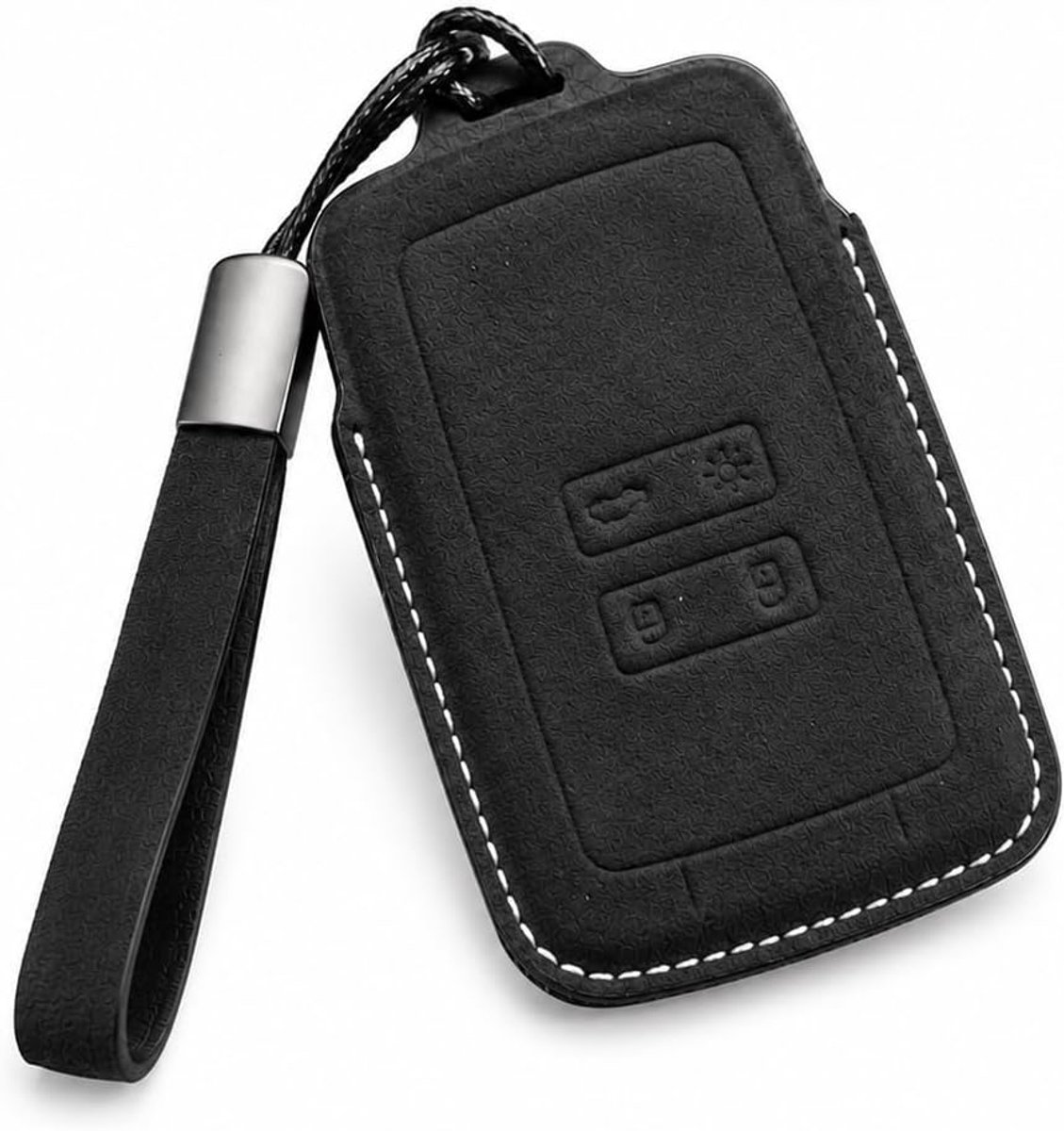 Digital Key Sleutelhoes Sleutelhanger hoes in suède-look microvezel compatibel met Renault 4 en 5 Mégane Scenic Kadjar E-Tech Electric en sommige Dacia modellen.