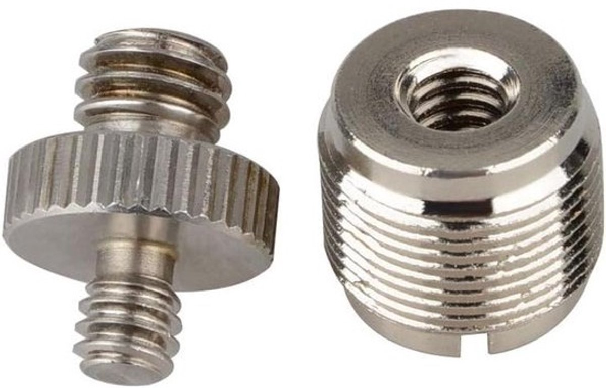 Allecta - Schroef Adapter voor Microfoons, Camera's en Standaards met 1/4''-20, 3/8''-16 en 5/8''-27 aansluitingen