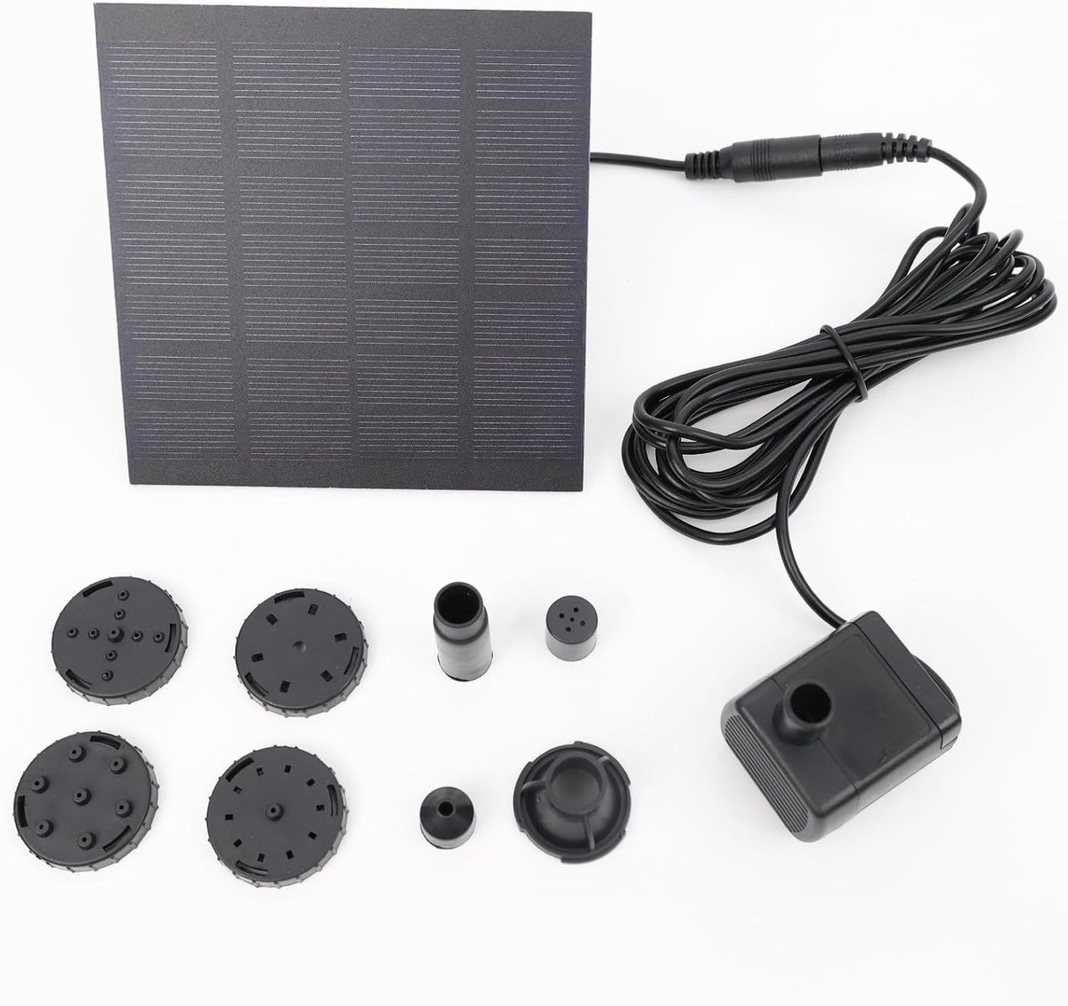 180 l/h fontein op zonne-energie, tuinvijver, dompelwaterpomp