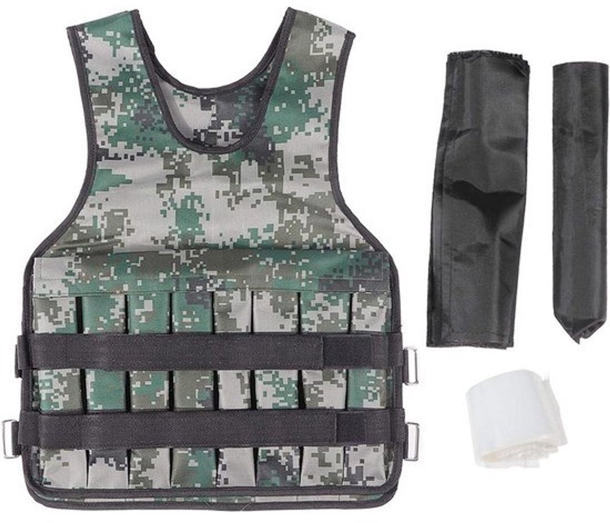 Verstelbaar Verzwaard Vest voor Fitness en Training tot 20KG