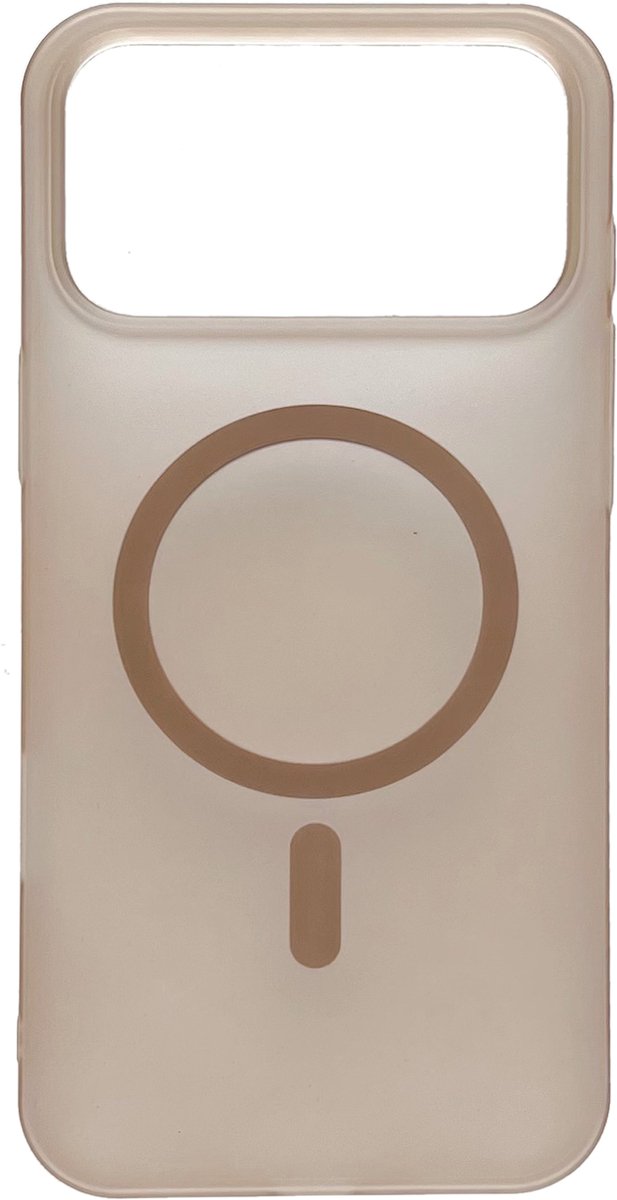Casemania Hoesje Geschikt voor Apple iPhone 18 Pro Max - Bruin - Frosted Matte Hardcase Geschikt voor MagSafe - Slim Fit Anti-Fingerprint Back Cover - Draadloos Oplaadbare Telefoonhoesje