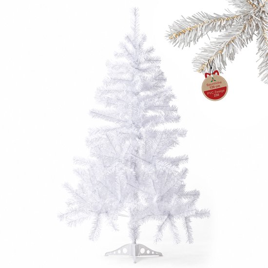Arvioo-Kunstkerstboom-wit-PVC-120cm-buigbare-takken-plastic-voet