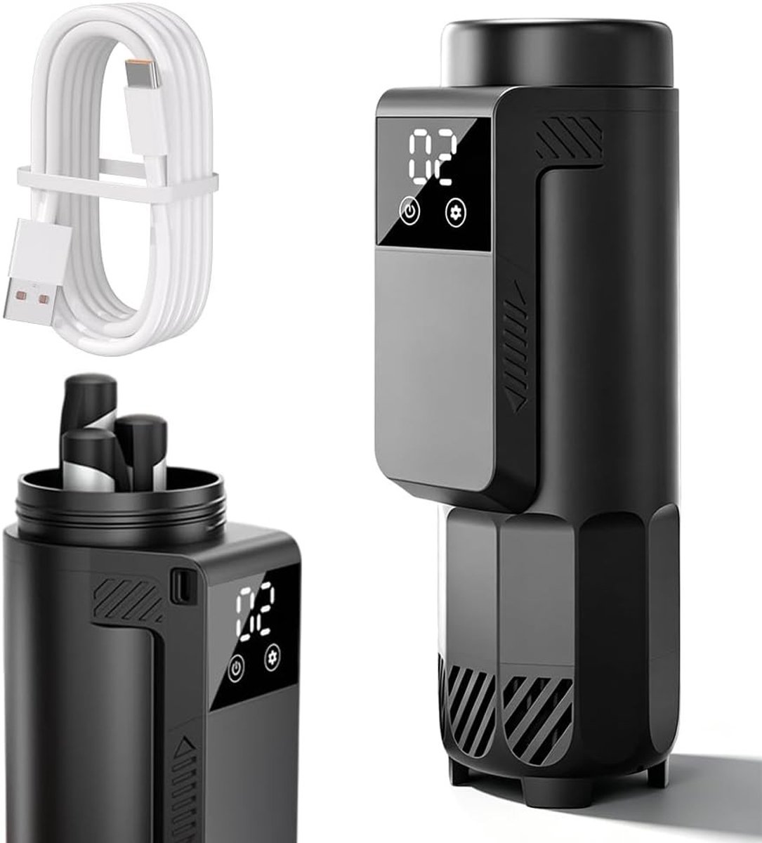 Koelbox voor Insuline met USB-aansluiting, 0-18°C, Medische Koeltas voor Reizen, Ruimte voor 7 Insulinepennen, Zwart