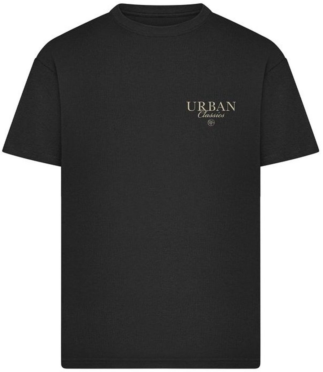 Urban Classics T-shirt Fast Logo Loose Tee TB8755 Zwart