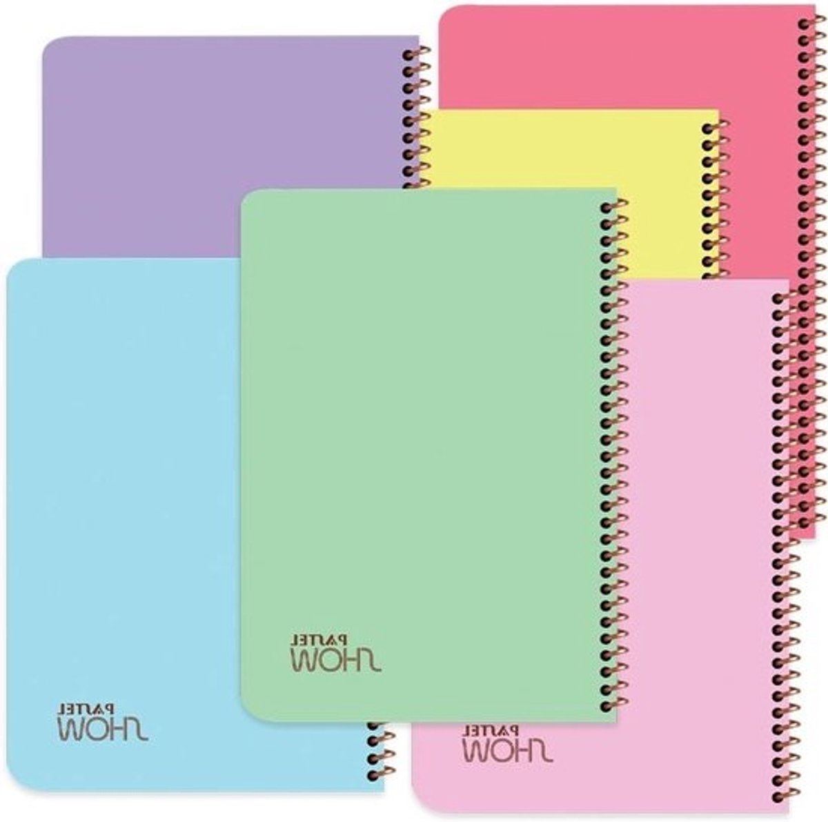 Keskin Color A4 96 Sheet Square PP Kp. Spiral bound Pastel Show Notebook