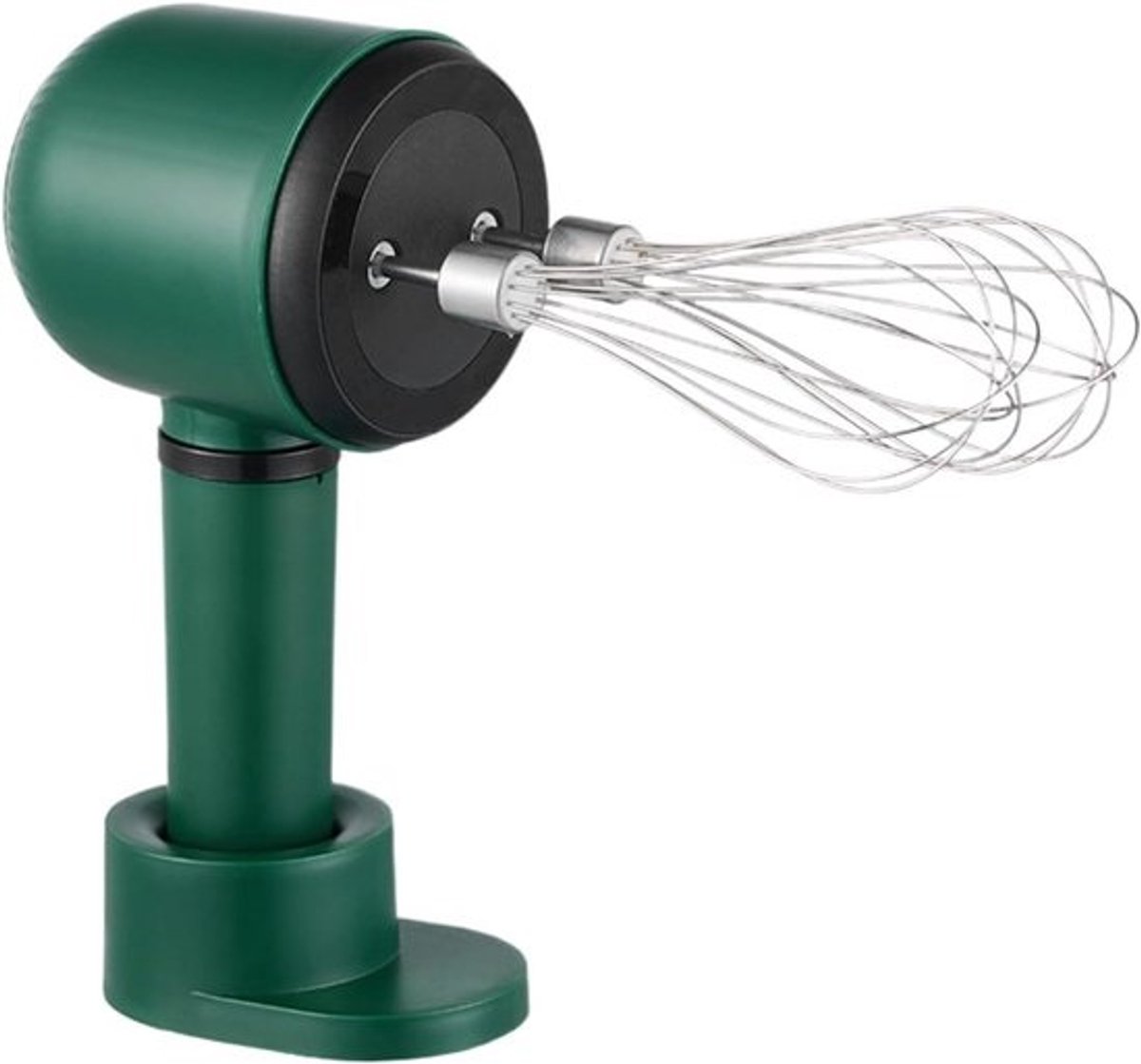 Handmixer Elektrisch - Keukenmixer Draadloos - Eten Bereiden - Dubbele Kop Design - 9.5 cm Hoogte - Zwart