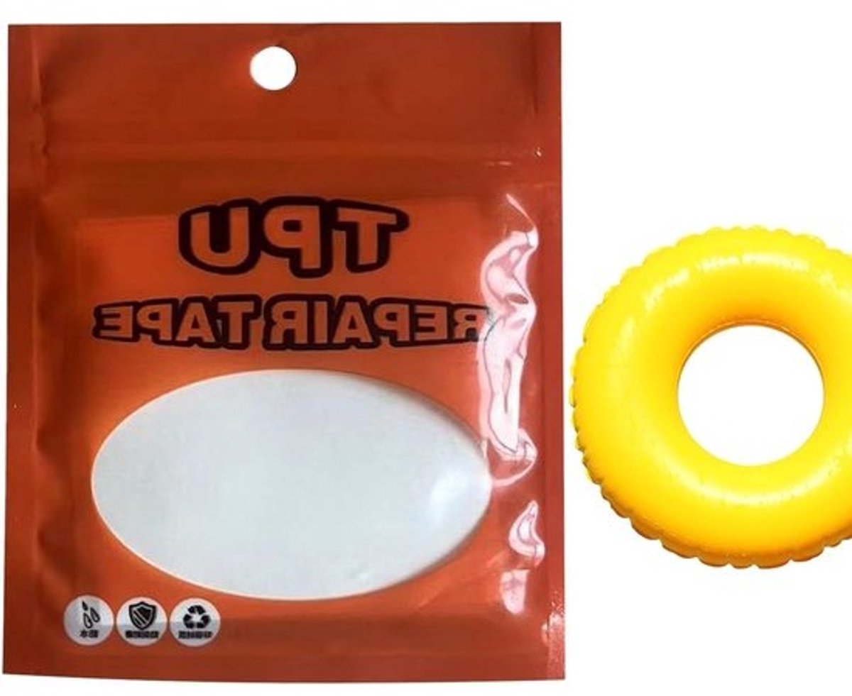 Opblaasbare reparatieset - Luchtbed patch - Lekken dichten - Waterdicht en hittebestendig - 10 stuks - Transparant