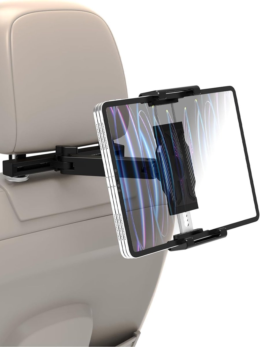Tablethouder voor hoofdsteun, 6-15,6 inch mobiele telefoons, iPad Pro/Air/Mini, Galaxy, iPhone