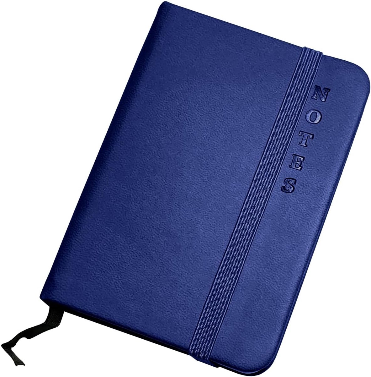 formaat A7 pocket, 10,5 x 7,5 cm, softcover 160 pagina's (80 vellen) - zakagenda, verticaal, gelinieerd, natuurlijk papier (A701BL)