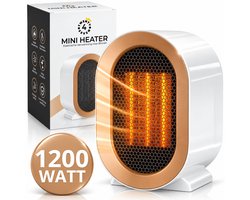Twenty4seven® Elektrische Kachel 1200W - Compacte Keramische Ventilatorkachel - Elektrisch…