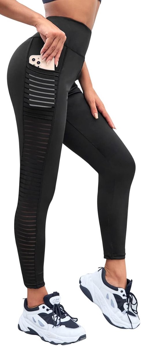 One Clothing - Dameslegging voor sport, fitness, outdoor en loungewear, super elastisch en met hoge tailleband voor kreukvrije, comfortabele pasvorm