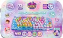 Clickeez Series 3 verpakking met een toetsenbord en 12 verzamelbare figuurtjes, met ruimte voor 70 figuurtjes.