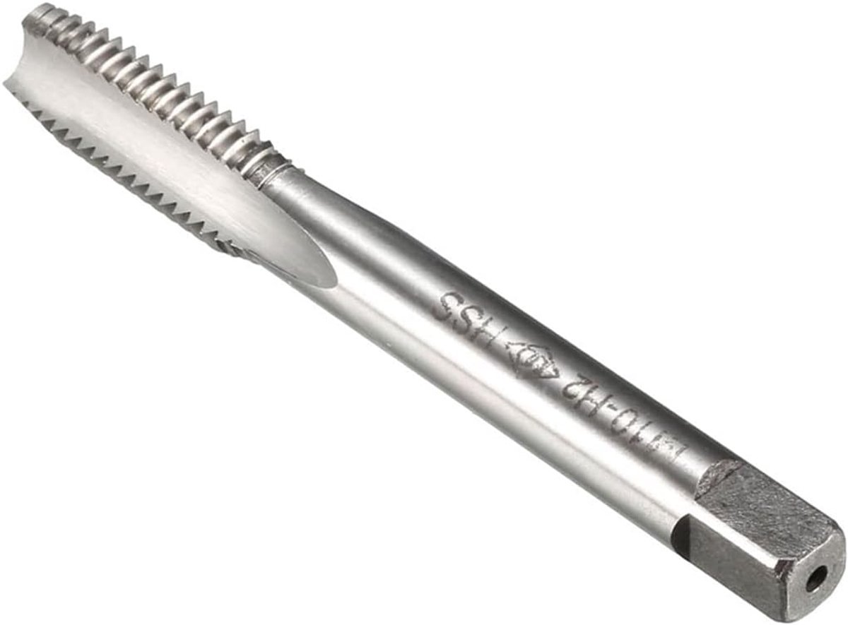 1 stuk schroefdraadfrees metrisch M10 x 1,5 schroefdraad H2 snelstaal machine 3 rechte fluitschroef inrijgen gereedschap - (Toepassing: voor afluisteren boring machine)