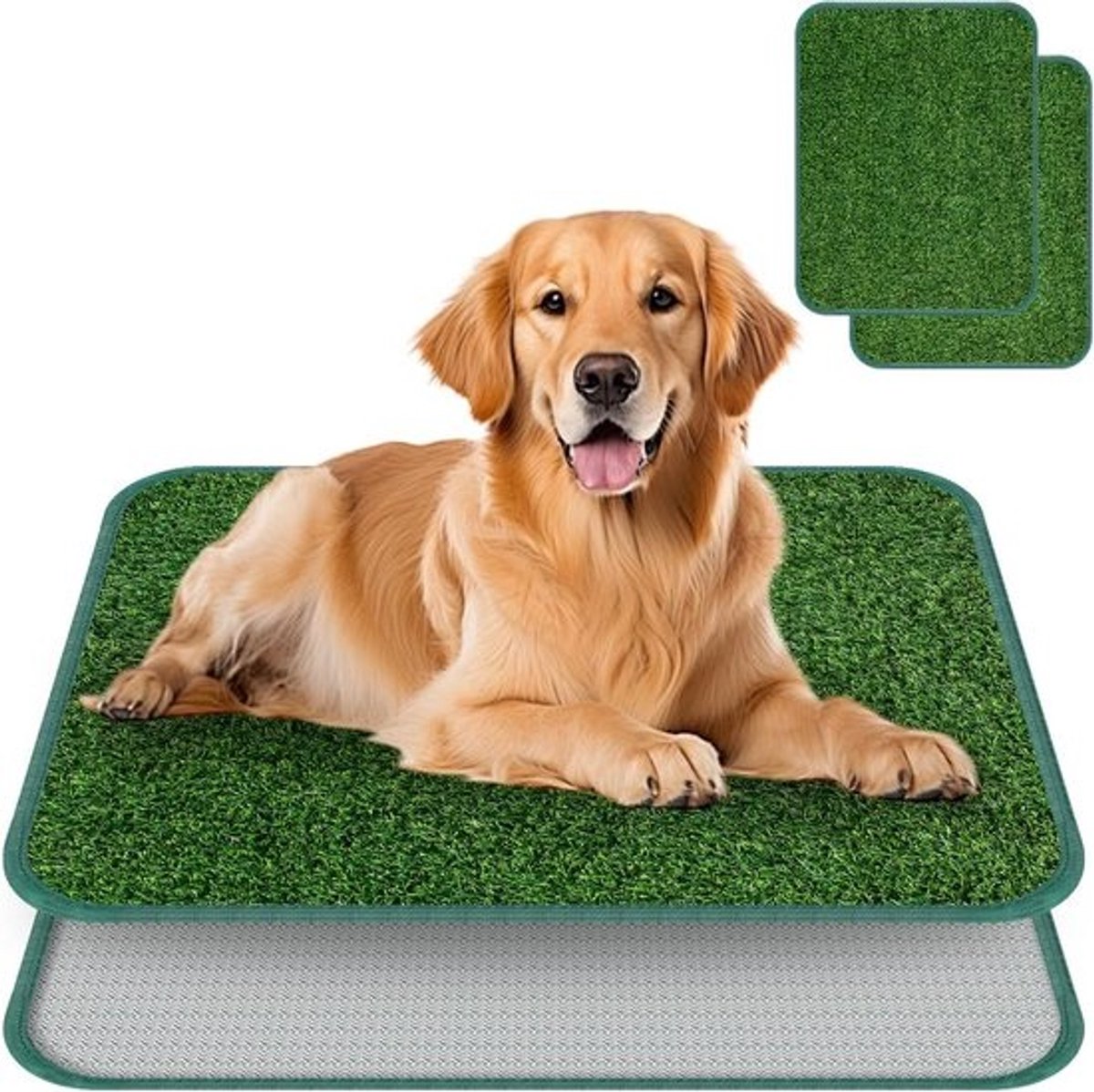 Hondentoilet kunstgras - Zindelijkheidstraining hond - Geurafstotend - Kunstgrasmat