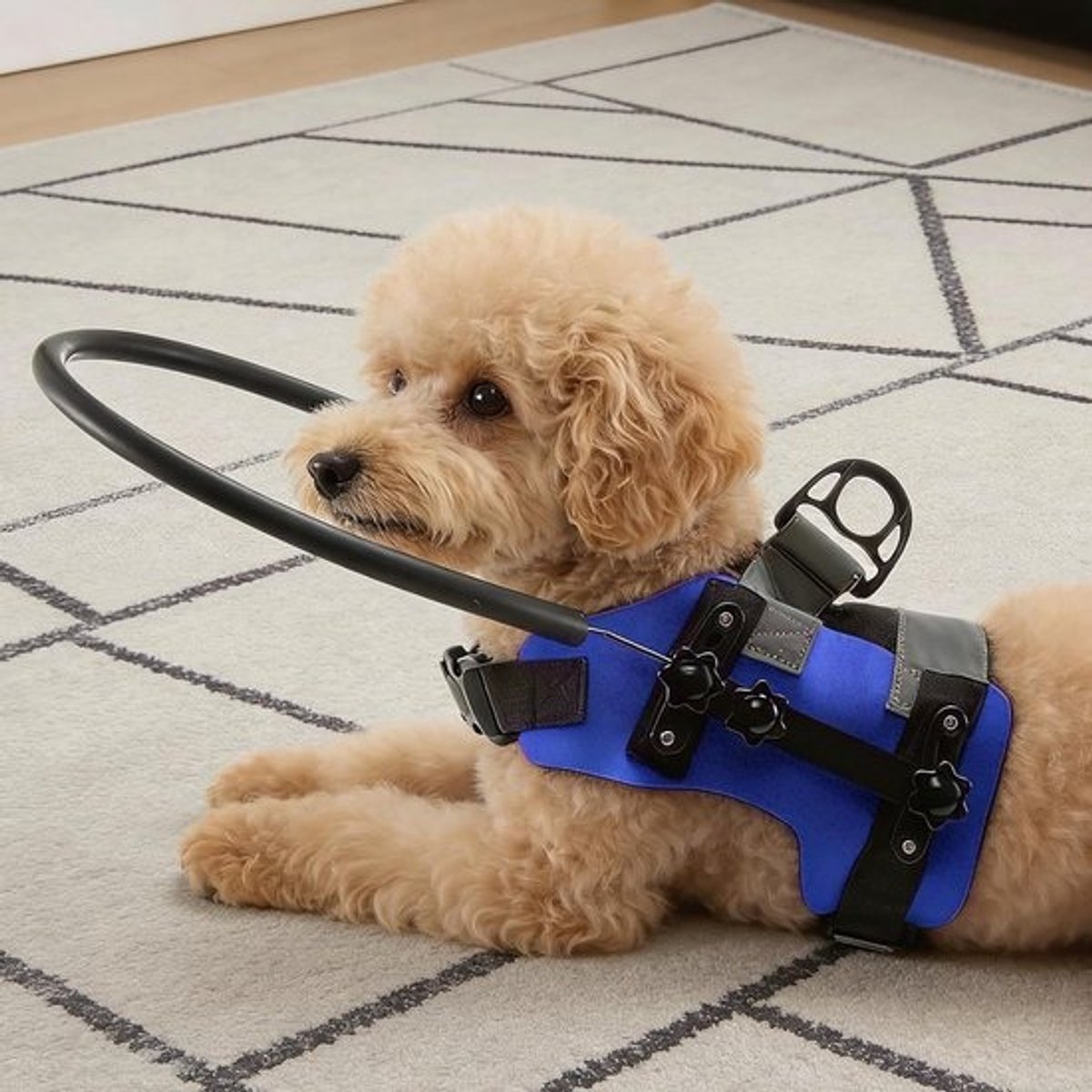 Hond Navigatiehalsband - Anti-botsingsring Hond - Veilige Navigatie - Reflecterende Strips - Diameter 33 cm - Niet gespecificeerd