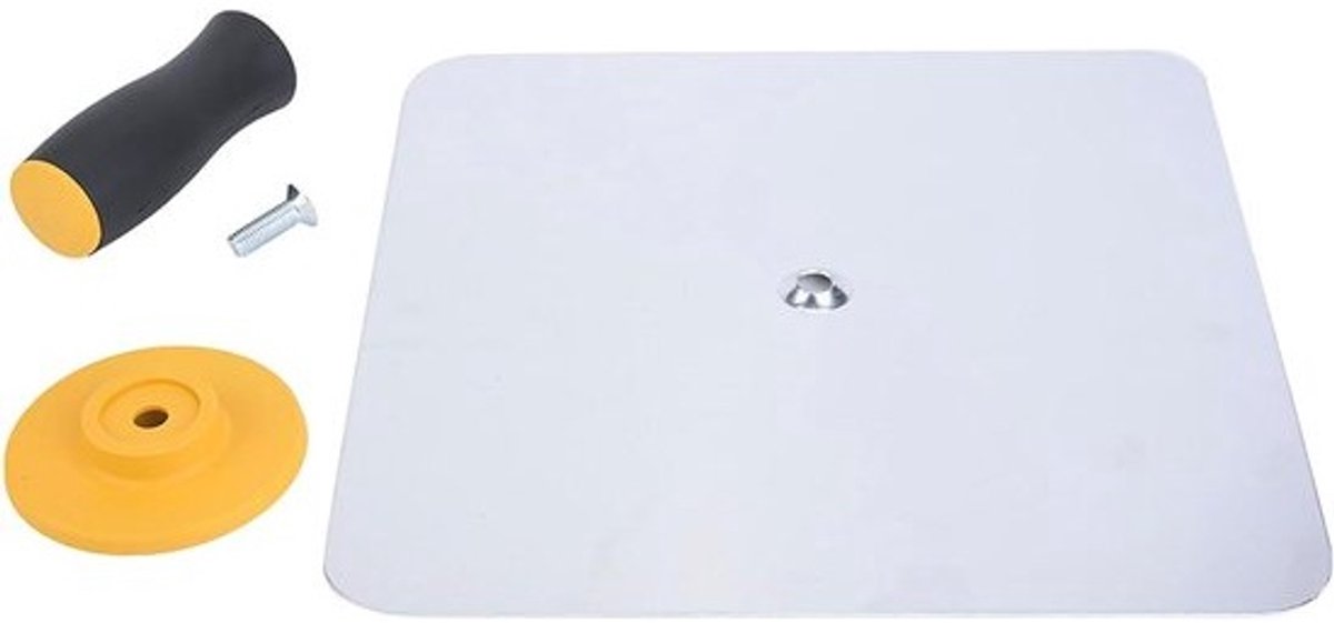 Beton Troffel - Afwerk Troffel - Stucwerk Afwerken - Lichtgewicht Aluminium - 300x300mm - Zilver