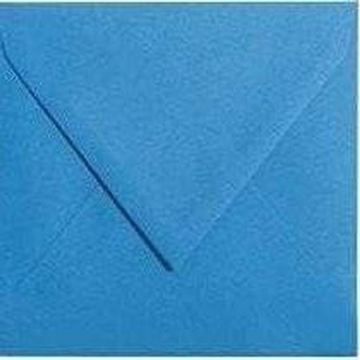 Vierkante Enveloppen - Kleurrijke Post - Uitnodigingen Versturen - Duitse Kwaliteit - 14 x 14 cm - Oceaanblauw