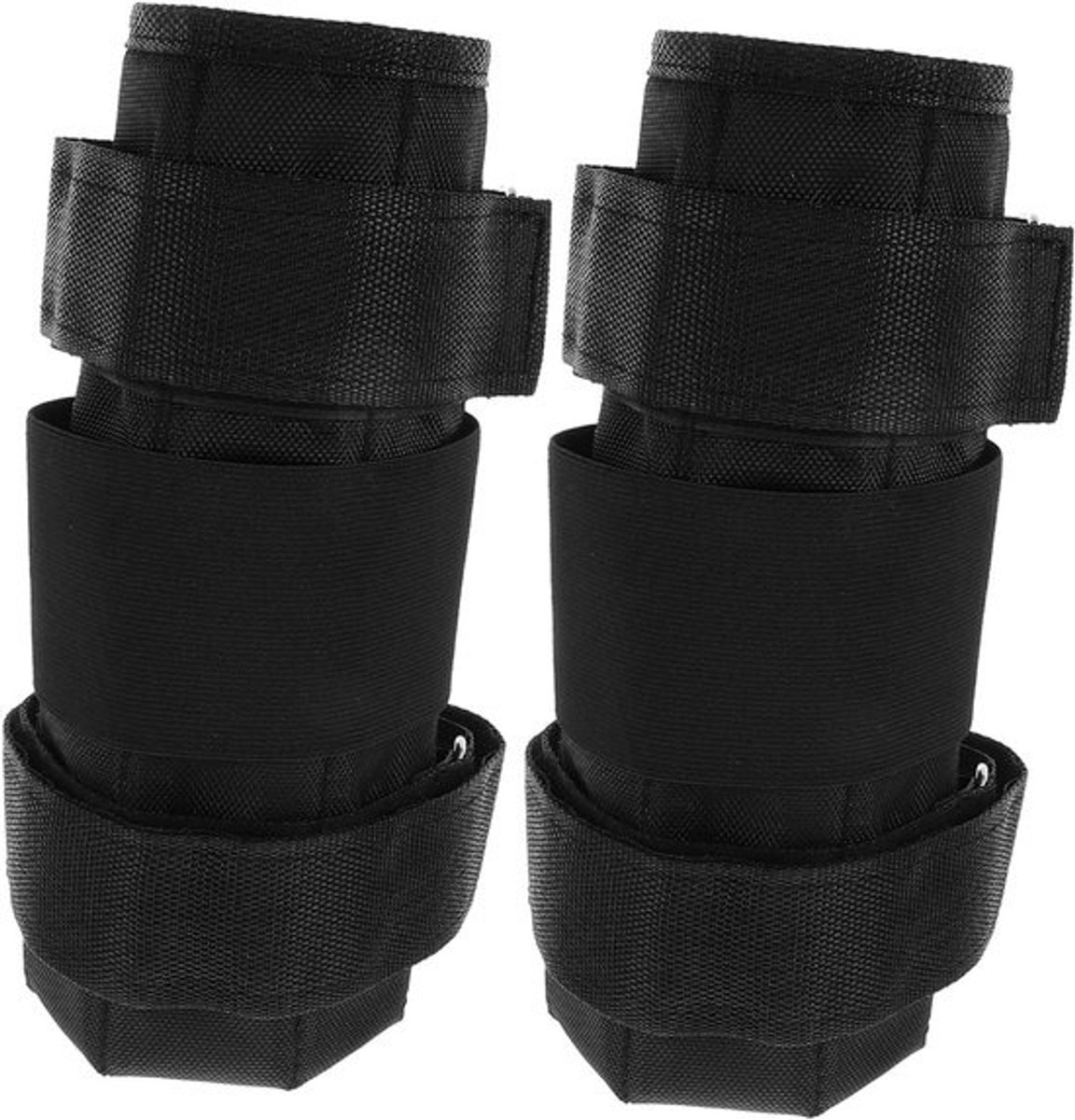 Enkelgewichten - Beenverzwaringen Trainingsbanden - Intensievere Training - Verstelbare Pasvorm - 30x27x1.5cm - Zwart
