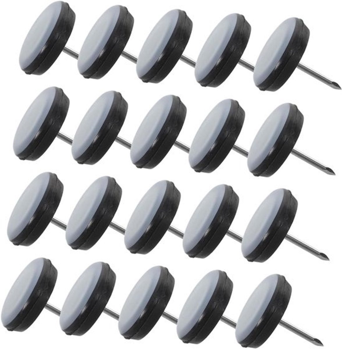 Meubelbeschermers - Vloerbeschermers Stoelpoot - Meubels Beschermen - Kraspreventie Geluidsreductie - 3.5 cm - Veelkleurig