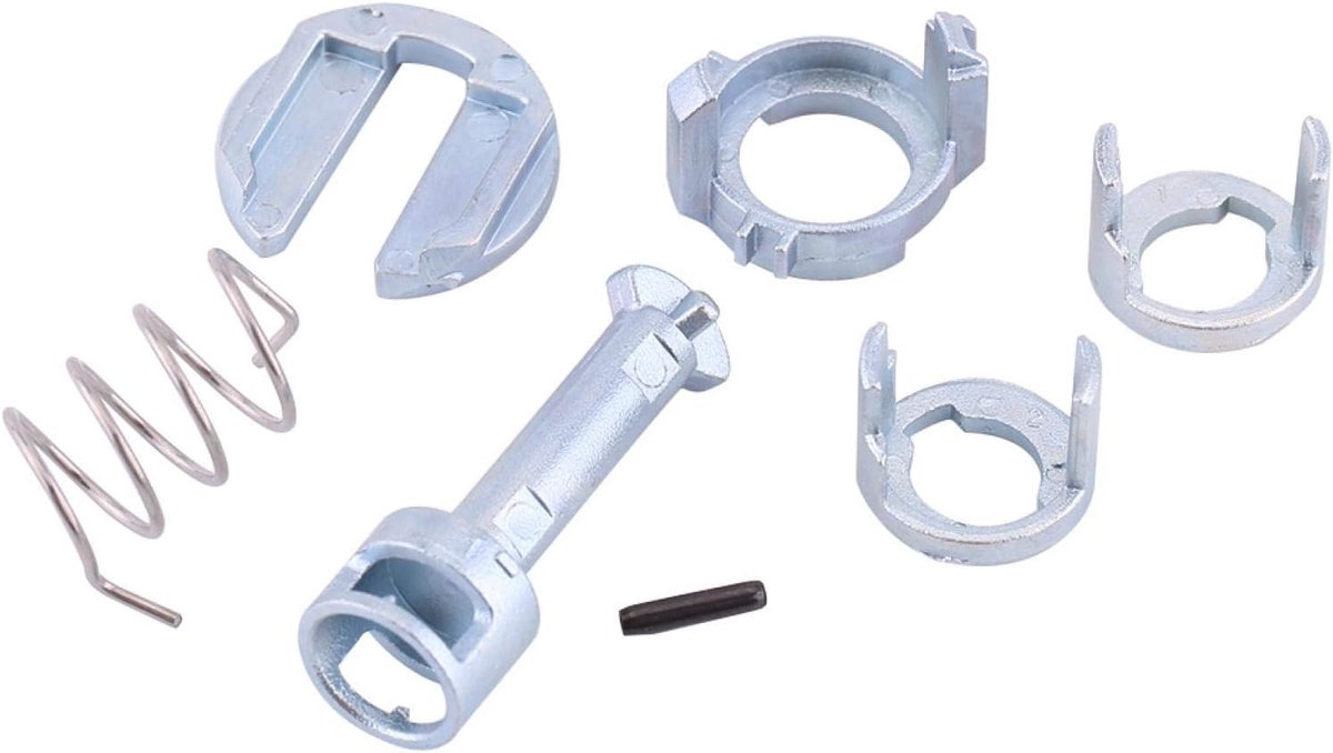 Dailygoods- Deurslotcilinder Reparatursatz - Geschikt voor X3/X5 - 7 Stuks - Voorzijde Links/Rechts - Langlebig - Metalen Constructie - Deurslot