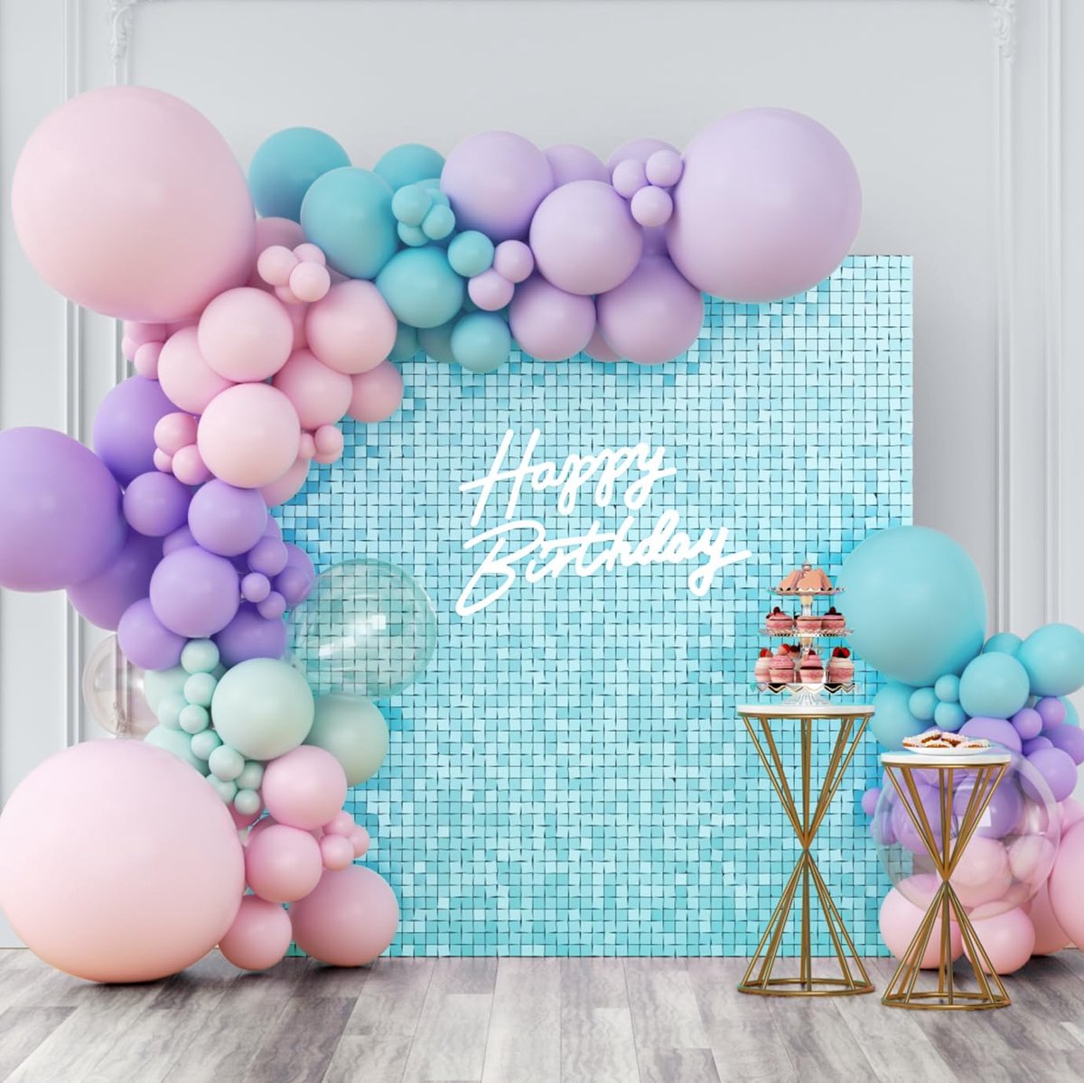 Dailygoods- Pailletten Decoratie 30cm - Achtergronddoek - Achtergrond Fotografie - Verjaardagsfeestje - Bruiloft - Huidvriendelijk Materiaal