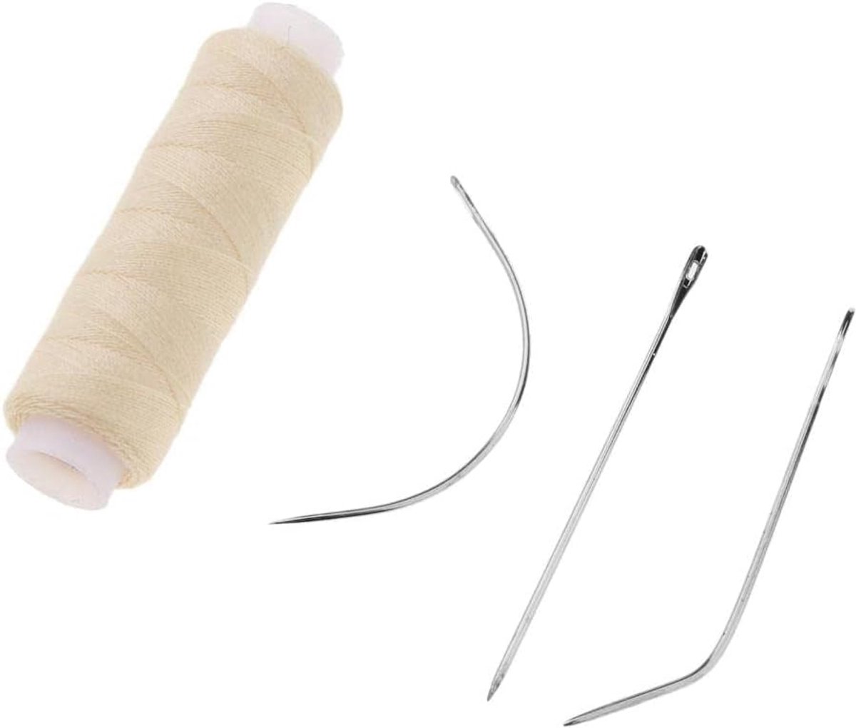 Dailygoods- Weft Gereedschapsset - 3 J + I + C-vormige Draadnaalden - Naaien - Decoratie - Haarverlenging - Pruiken - Haarextensions