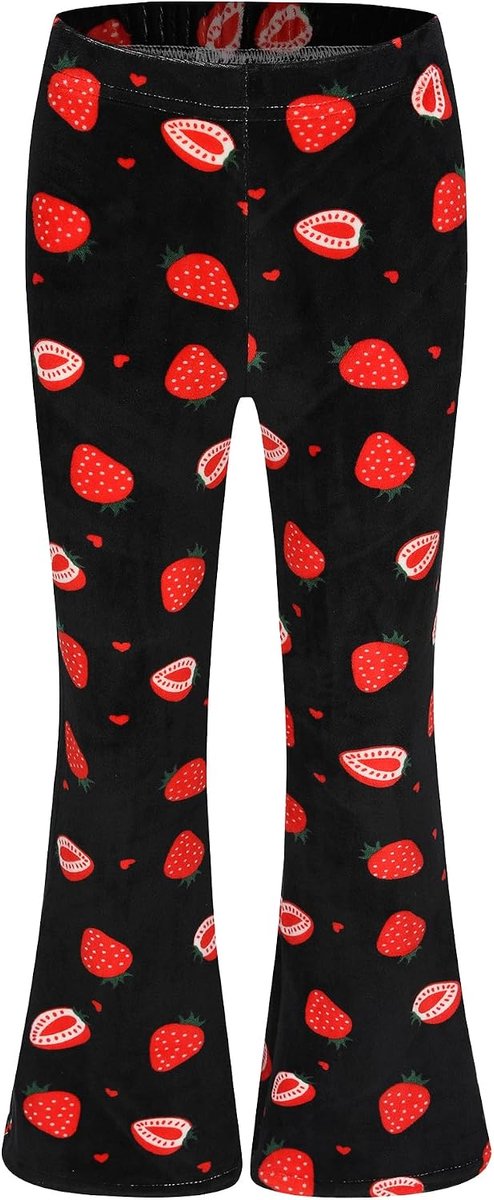 Leggings, uitlopende broek, voor kinderen, stretch, lange flare leggings, klokbroek, 110-150