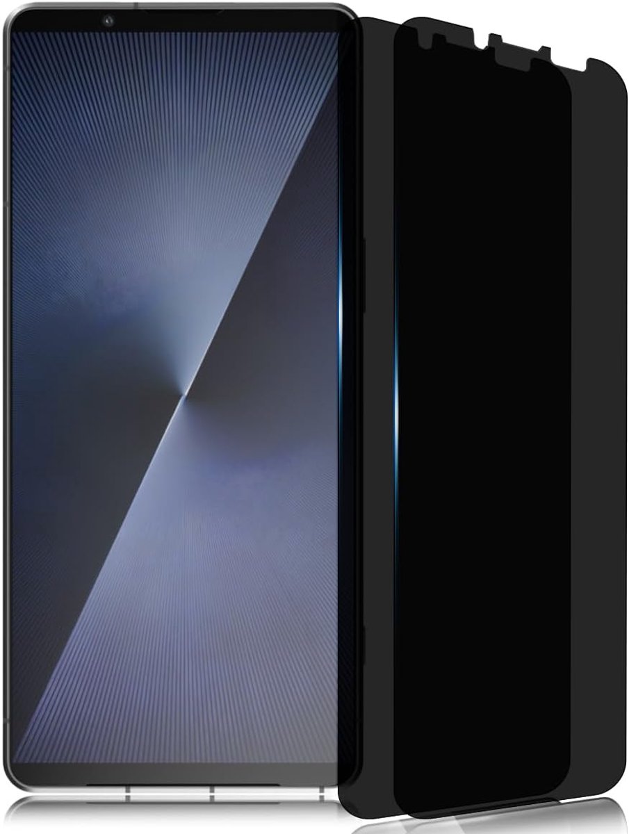 2 stuks gehard glas anti-spy schermbescherming voor Sony Xperia 1 VII, hardheid 9H, krasbestendig, privacybescherming