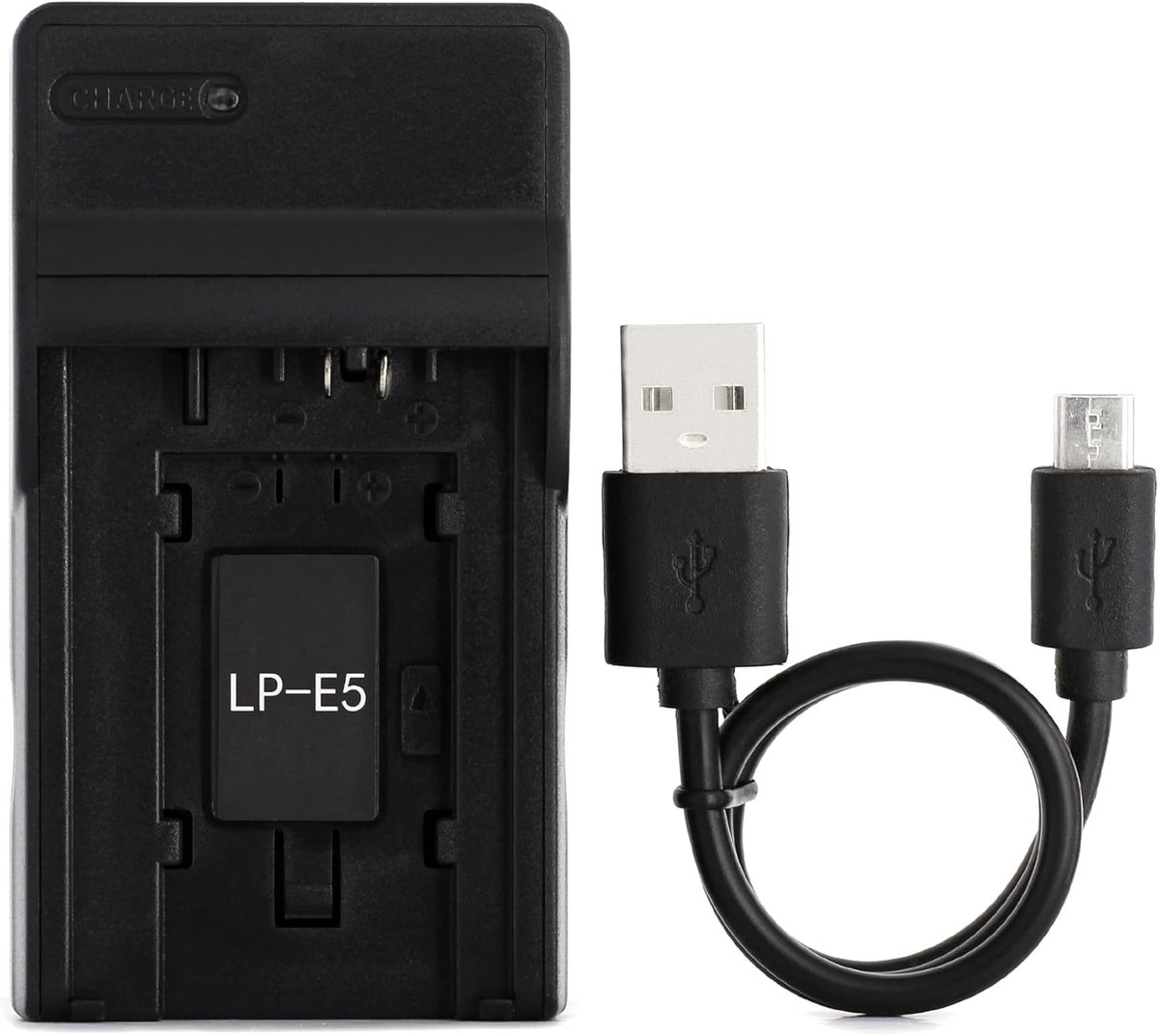 LP-E5 USB-oplader voor Canon EOS 1000D, EOS 450D, EOS 500D