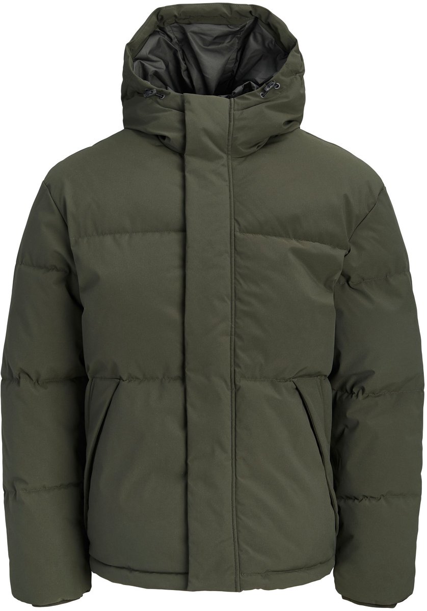 JACK & JONES - JJESOHO PUFFER HOOD AW26 SN Heren Jas