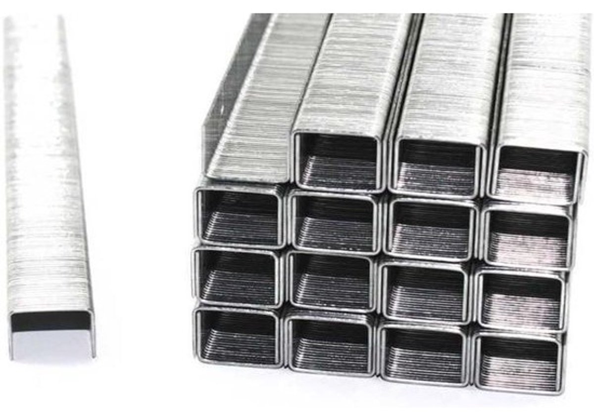 Standaard Nietjes - Verzinkte Nietjes - Documenten Bevestigen - Hoge Compatibiliteit - 17000 stuks - Zilver
