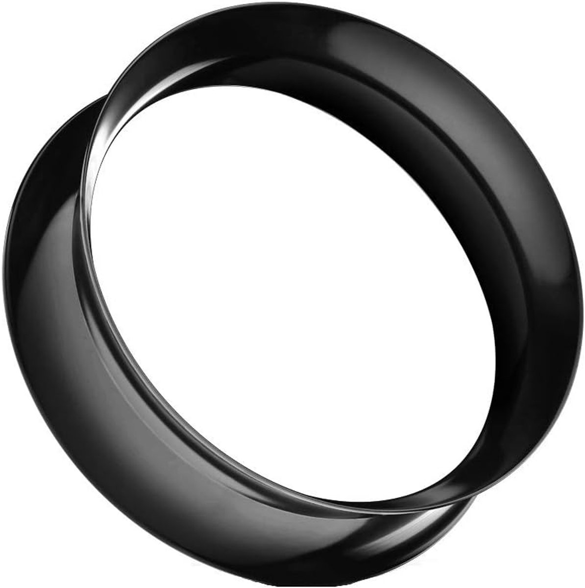 Ultrasoft Skin Silicone oorpiercing oorsieraad plug double flare zadelsluiting vele kleuren 4-25 mm, Rubber