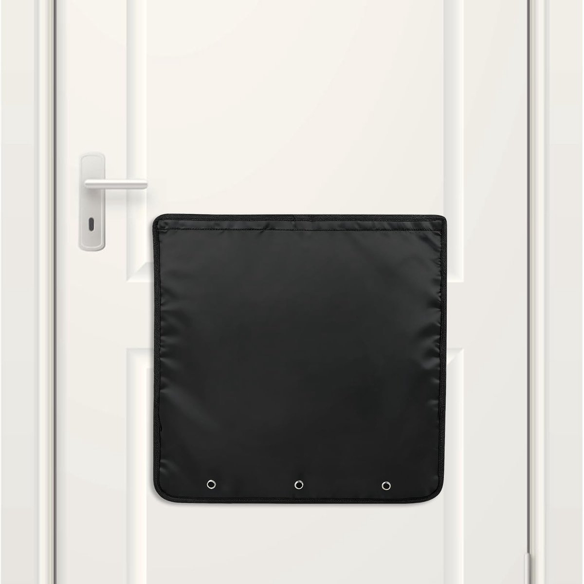 Brievenbusvanger 50 × 50 cm - zwart - postvanger - geen boren - ShopVlot
