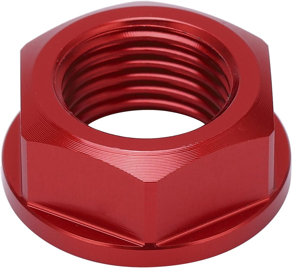 Voorwiel As Schroef Moer, M16x1.5 Motorfiets Voorwiel As Schroef Moer CNC Aluminium Vervanging voor CRF250R/CRF450R/CRF250RX(rood)