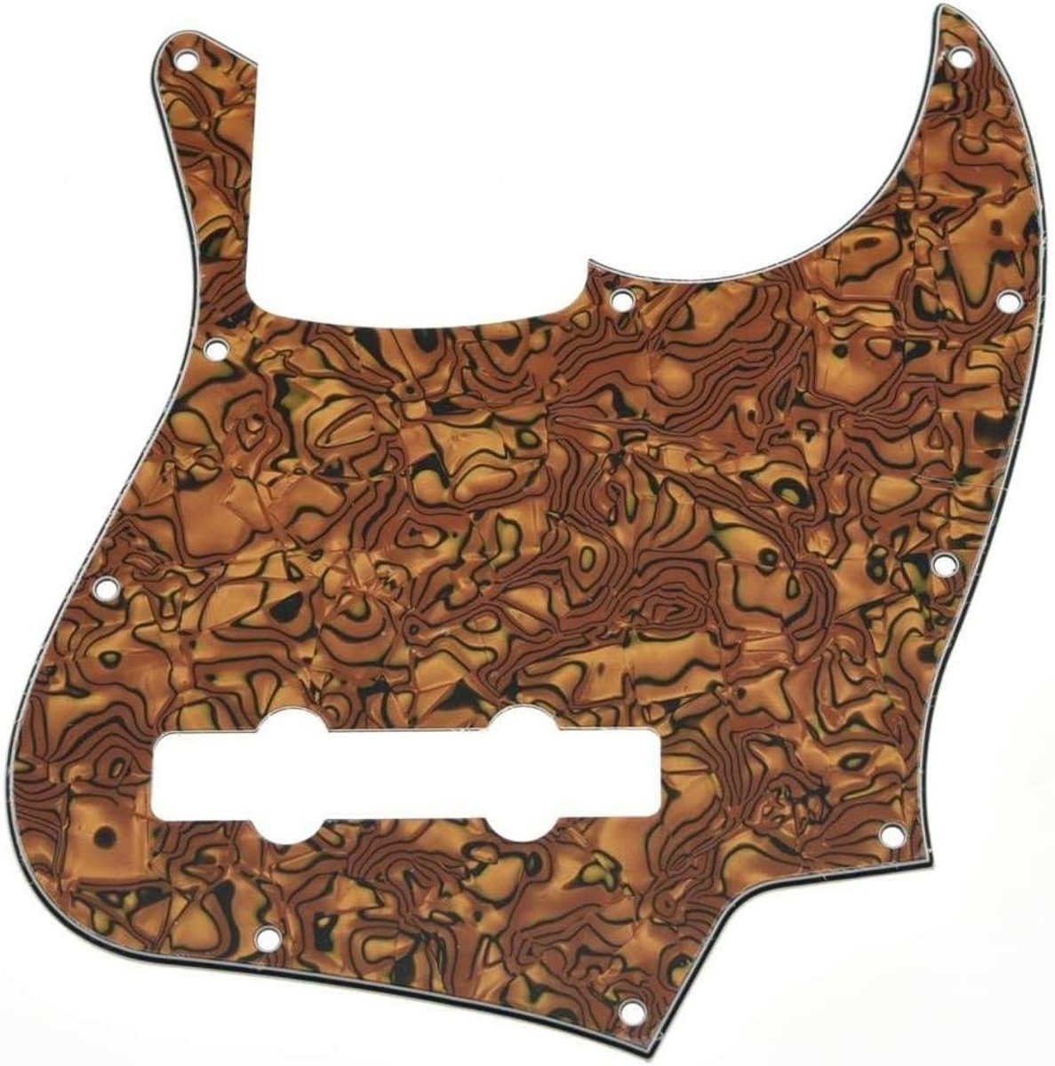 5 String Jazz Bass Pick Guard J Bass Scratch Plate voor USA/Mexicaanse Fender 5 String Jazz Bass Tiger Stripe