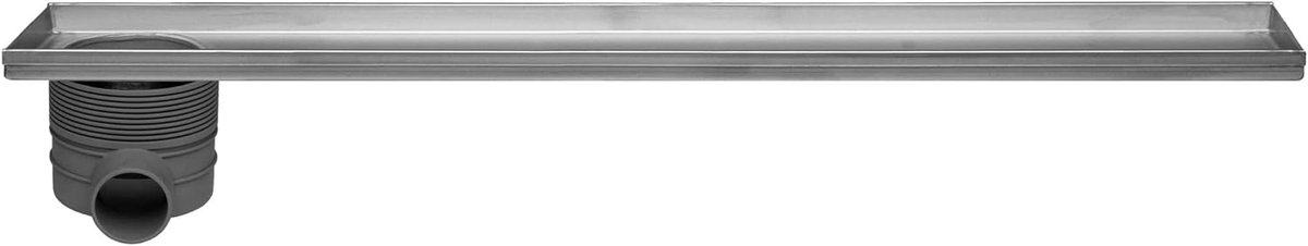 Drain Multi inbouwdeel 9x70cm met zij uitloop RVS