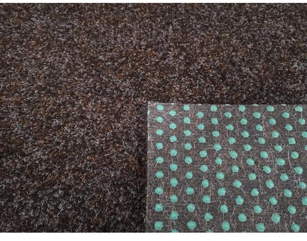Luxe Kunstgras Donkerbruin Velours - Waterdoorlatend en Zacht Grastapijt op Maat