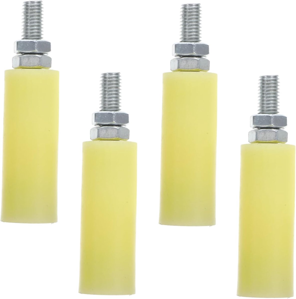 Nylon katrol voor elektrische schuifpoort, 4 stuks, robuuste geleidingswielen, eenvoudige installatie, compatibel met schuifdeuren, stil gebruik